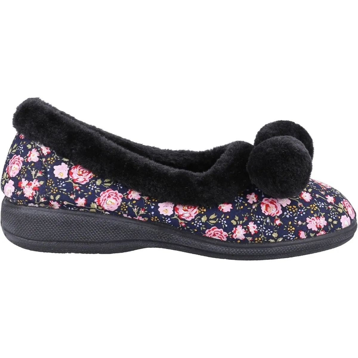 Fleet & Foster Goldfinch Pom Poms Ladies Slippers