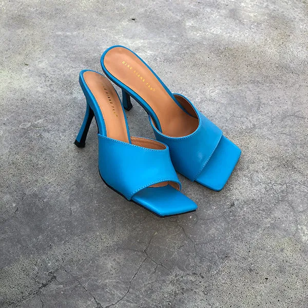 FreyaEstep Leather Slim Mules