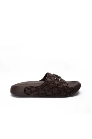 GK EVR SLIDE SLIPPER | Chocolate