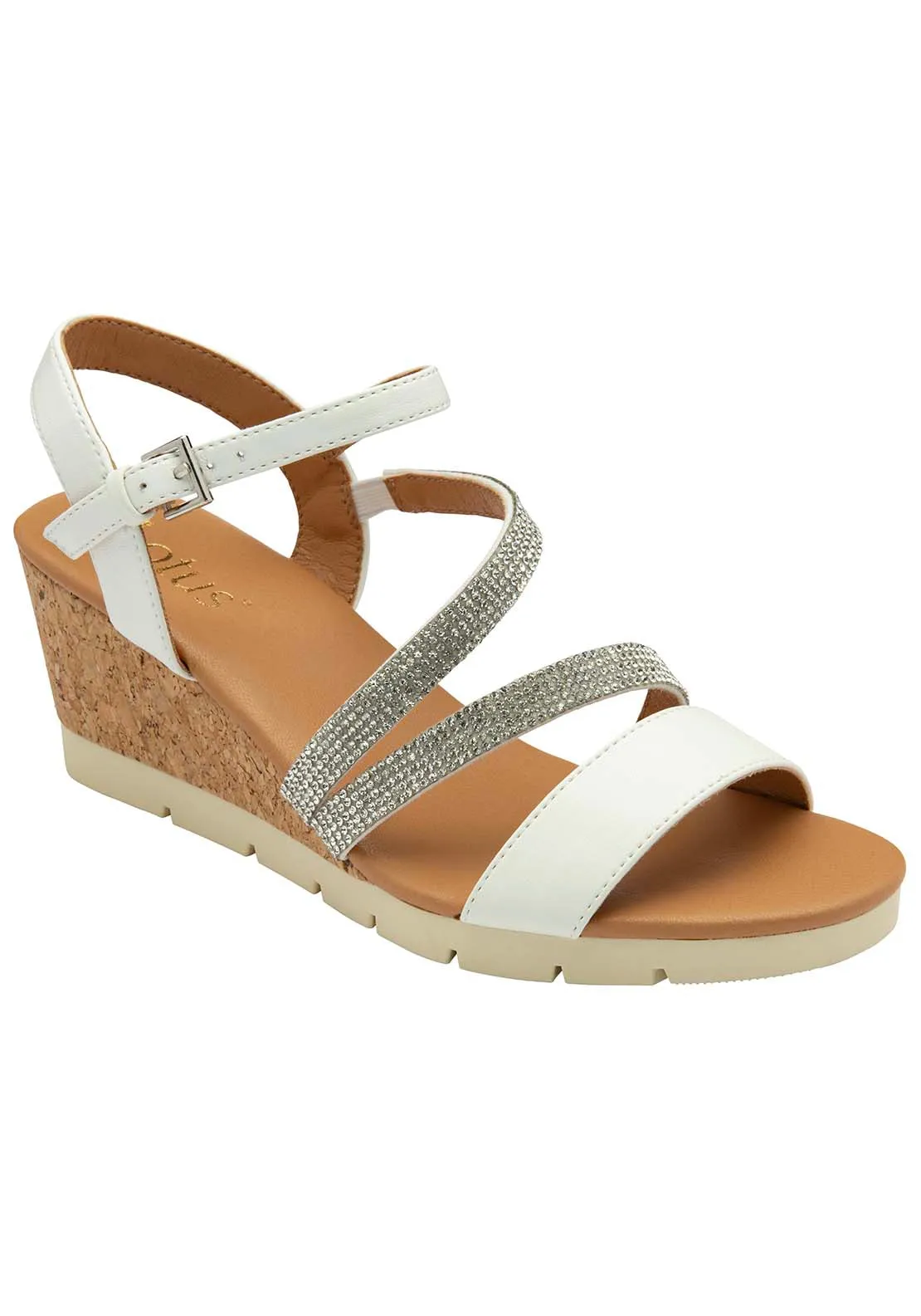Goldie Sandal - White