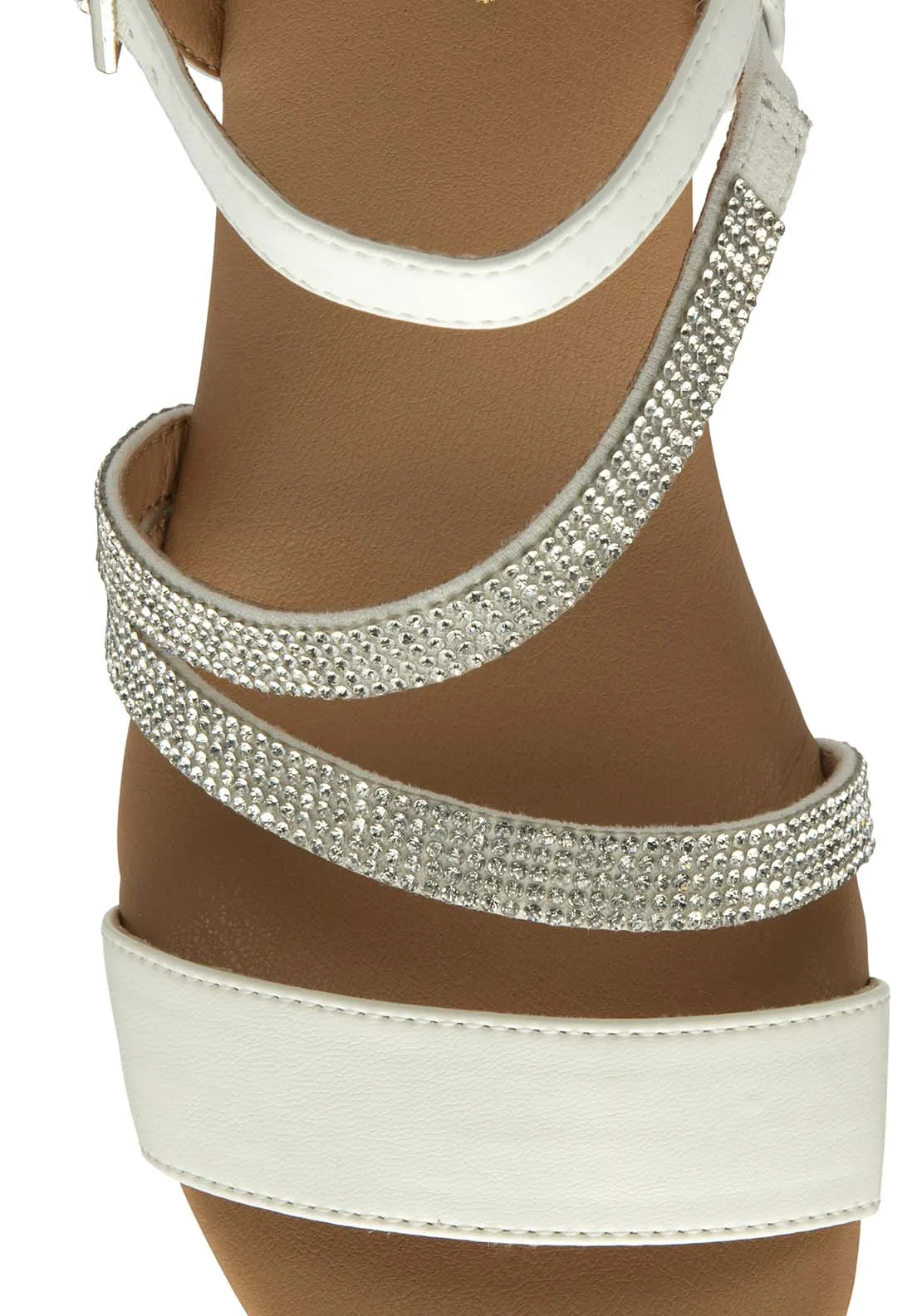 Goldie Sandal - White