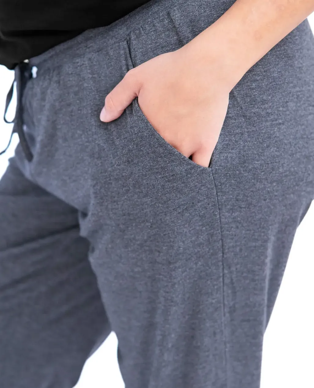 Heather Grey Everyday Maternity & Postpartum Lounge Joggers