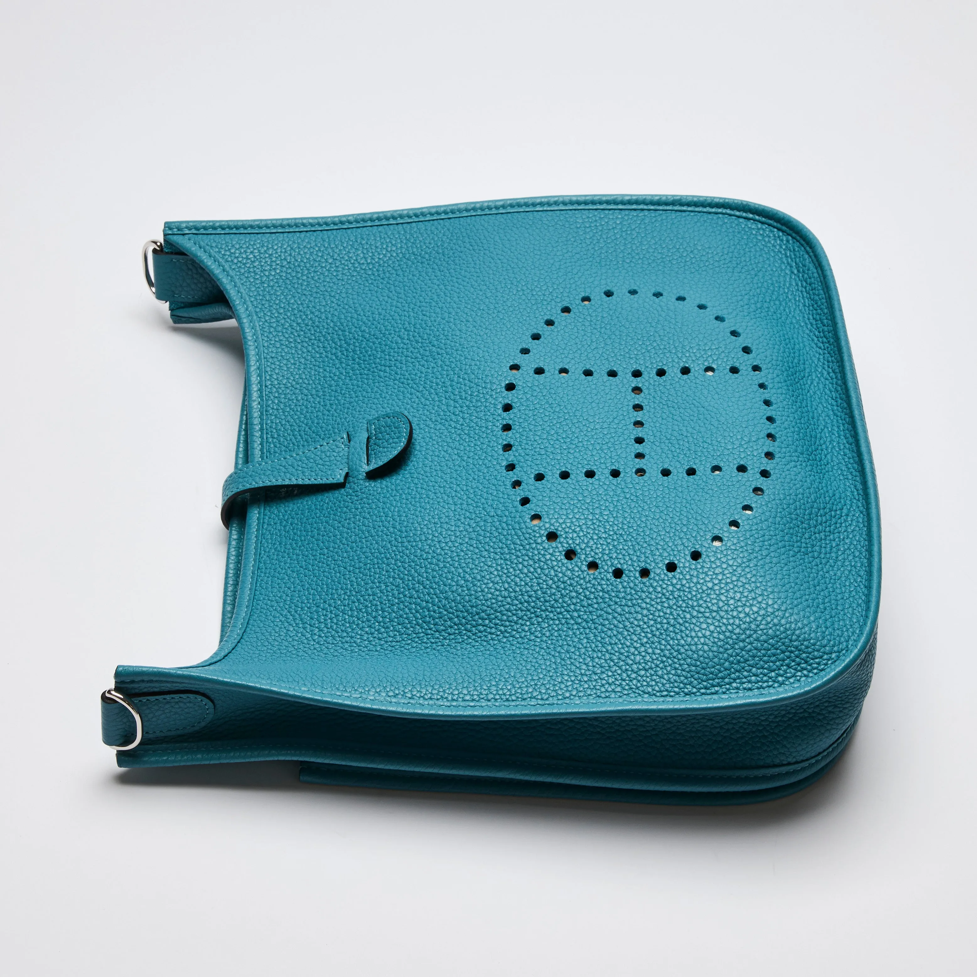 Hermes Taurillon Clemence  Evelyne 29 Blue