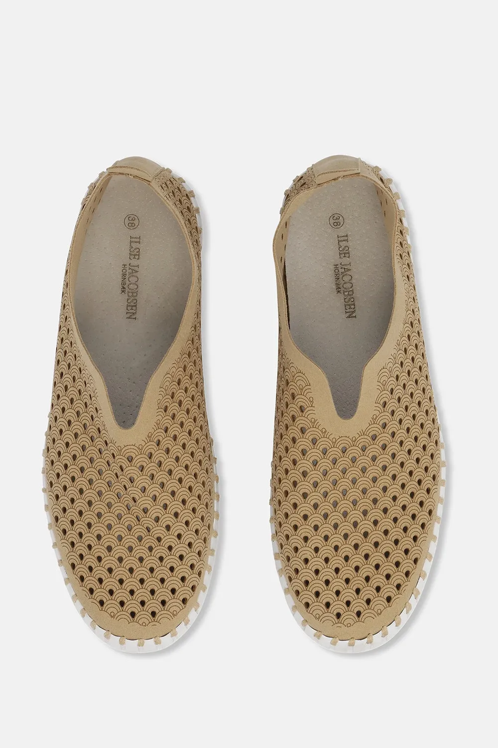 Ilse Jacobsen Platform Microfibre Tulip Shoe Tulip3373