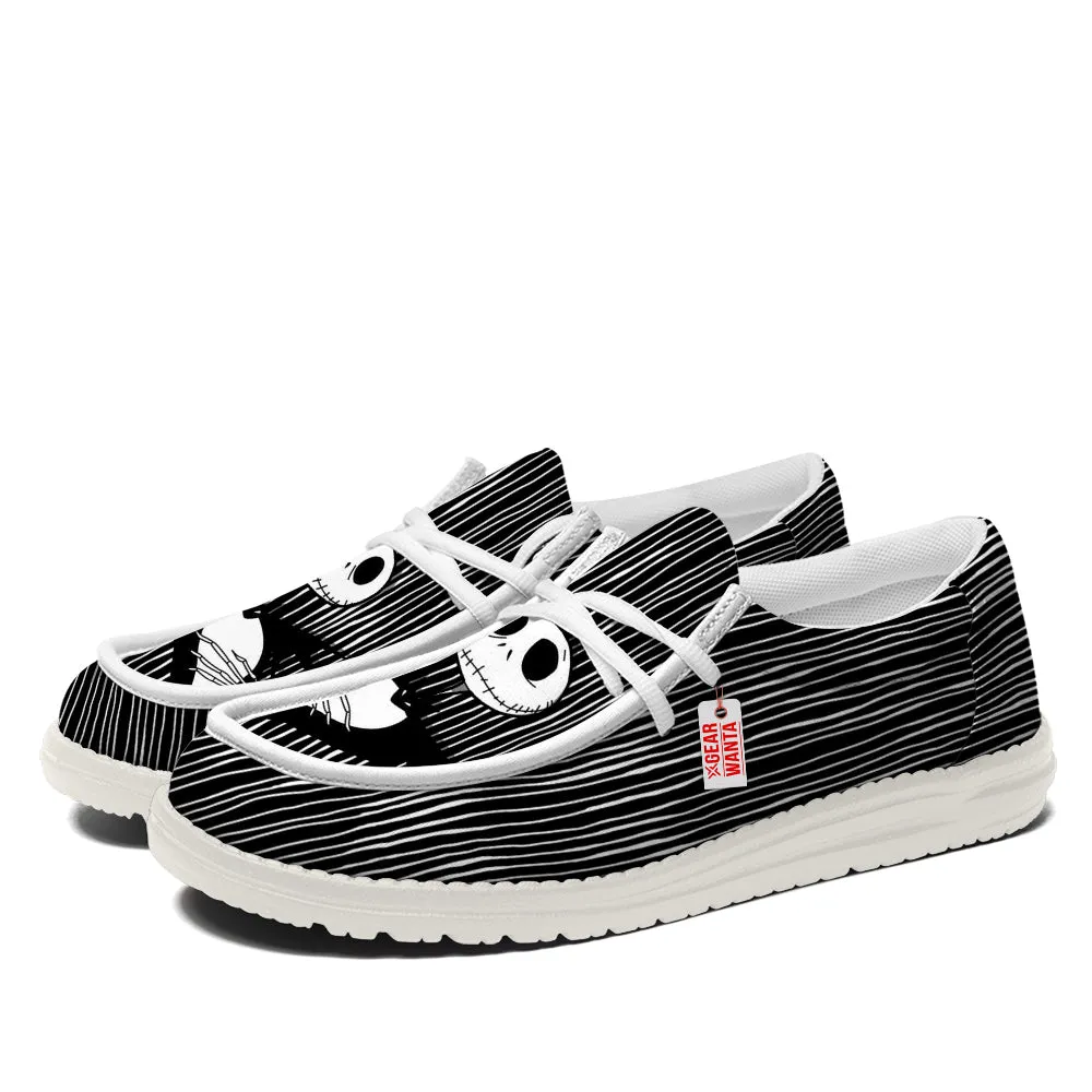 Jack Skellington Canvas Loafer Shoes
