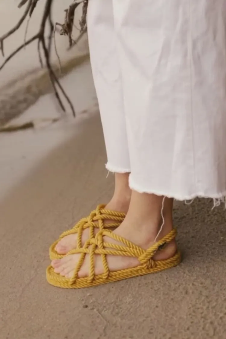 JC Sandal - Yellow