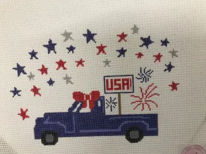 JT173 Blue USA Truck