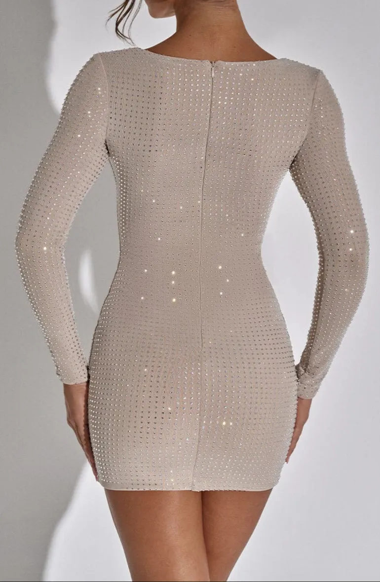 Juana mini dress - skin-colored