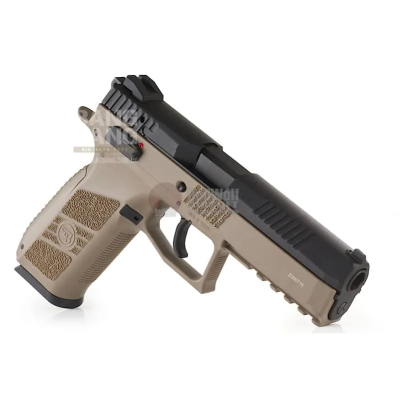 KJ Works CZ P-09 Duty (ASG Licensed) Gas Version - TAN