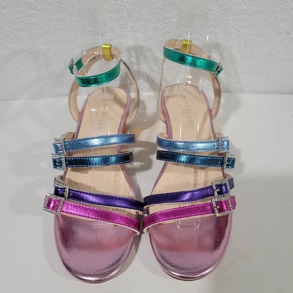 KURT GEIGER LONDON Girls' Mini Piera Sandals. SZ 5