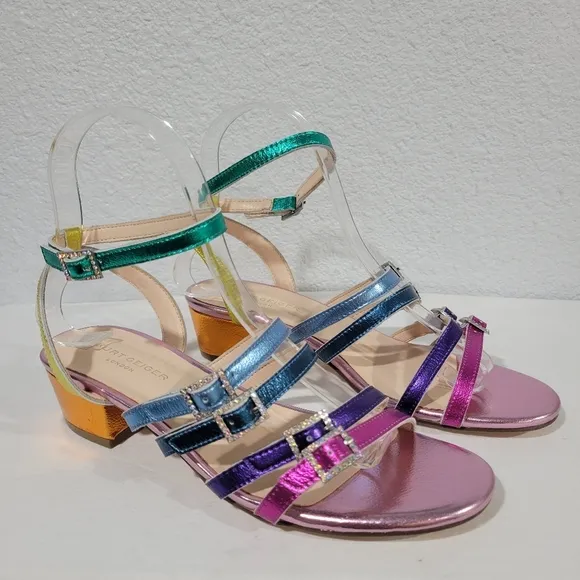 KURT GEIGER LONDON Girls' Mini Piera Sandals. SZ 5