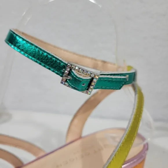 KURT GEIGER LONDON Girls' Mini Piera Sandals. SZ 5