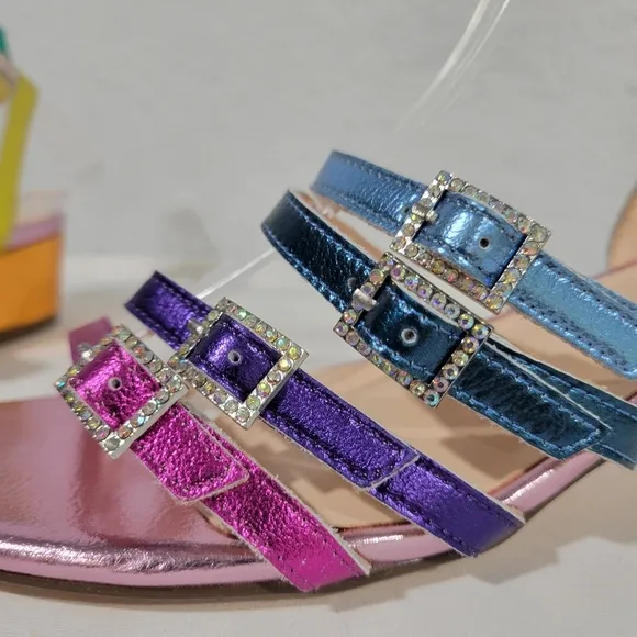 KURT GEIGER LONDON Girls' Mini Piera Sandals. SZ 5