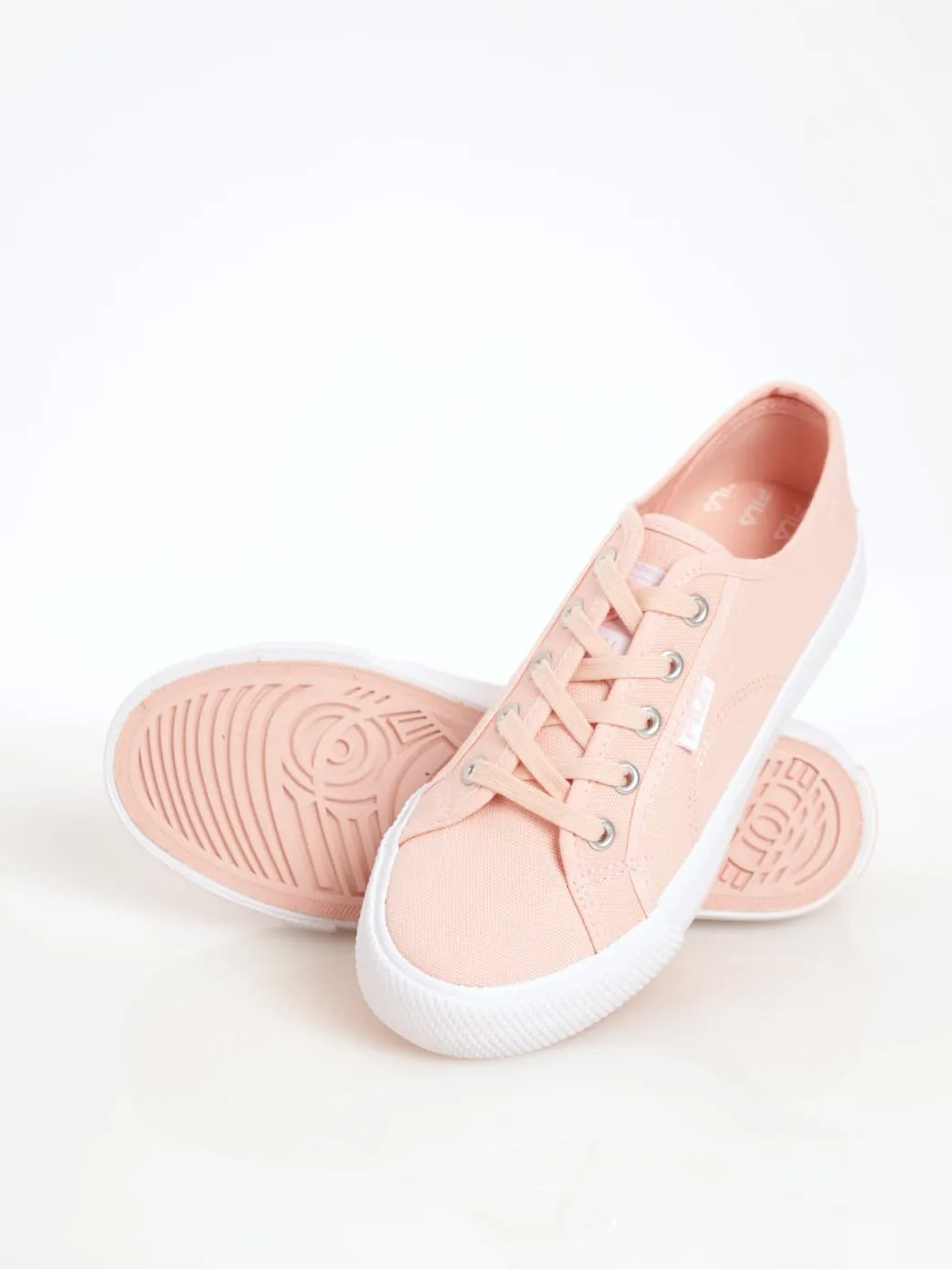 Ladies Chiara Canvas Sneaker - Light Pink