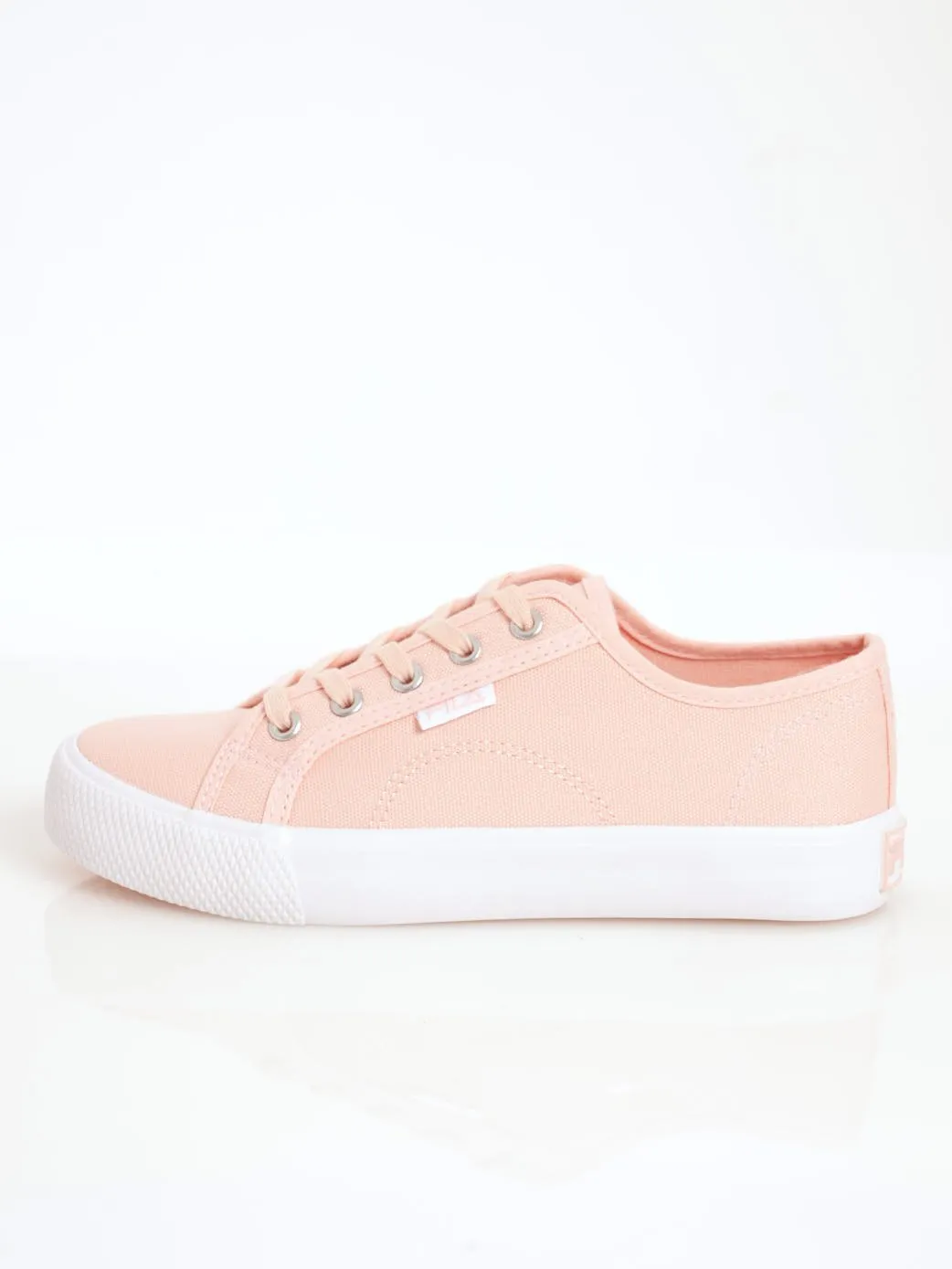 Ladies Chiara Canvas Sneaker - Light Pink