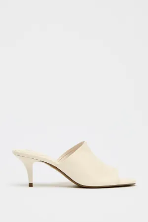 Leather mules