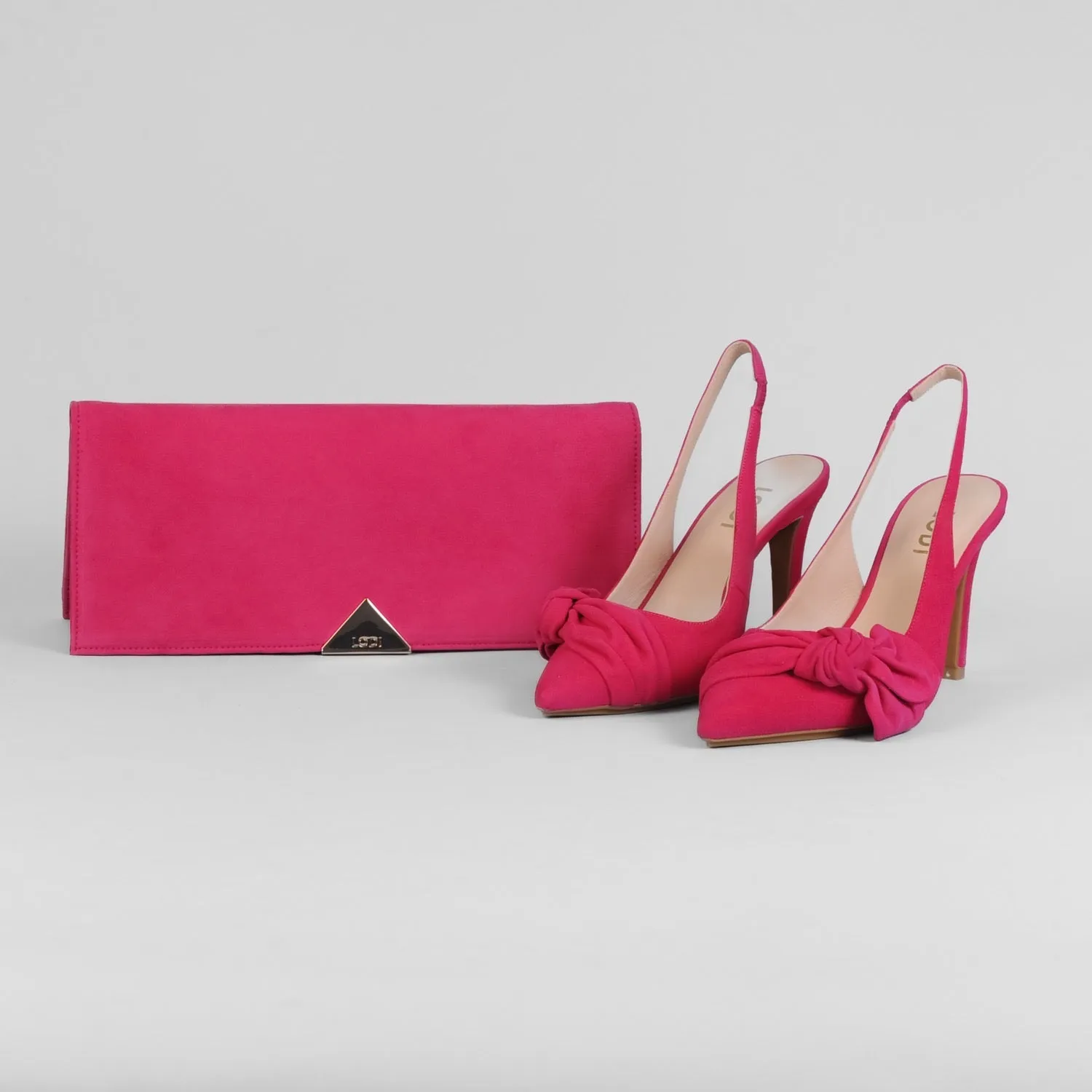 Lodi - Rusileo Cerise Pink Bow Slingback