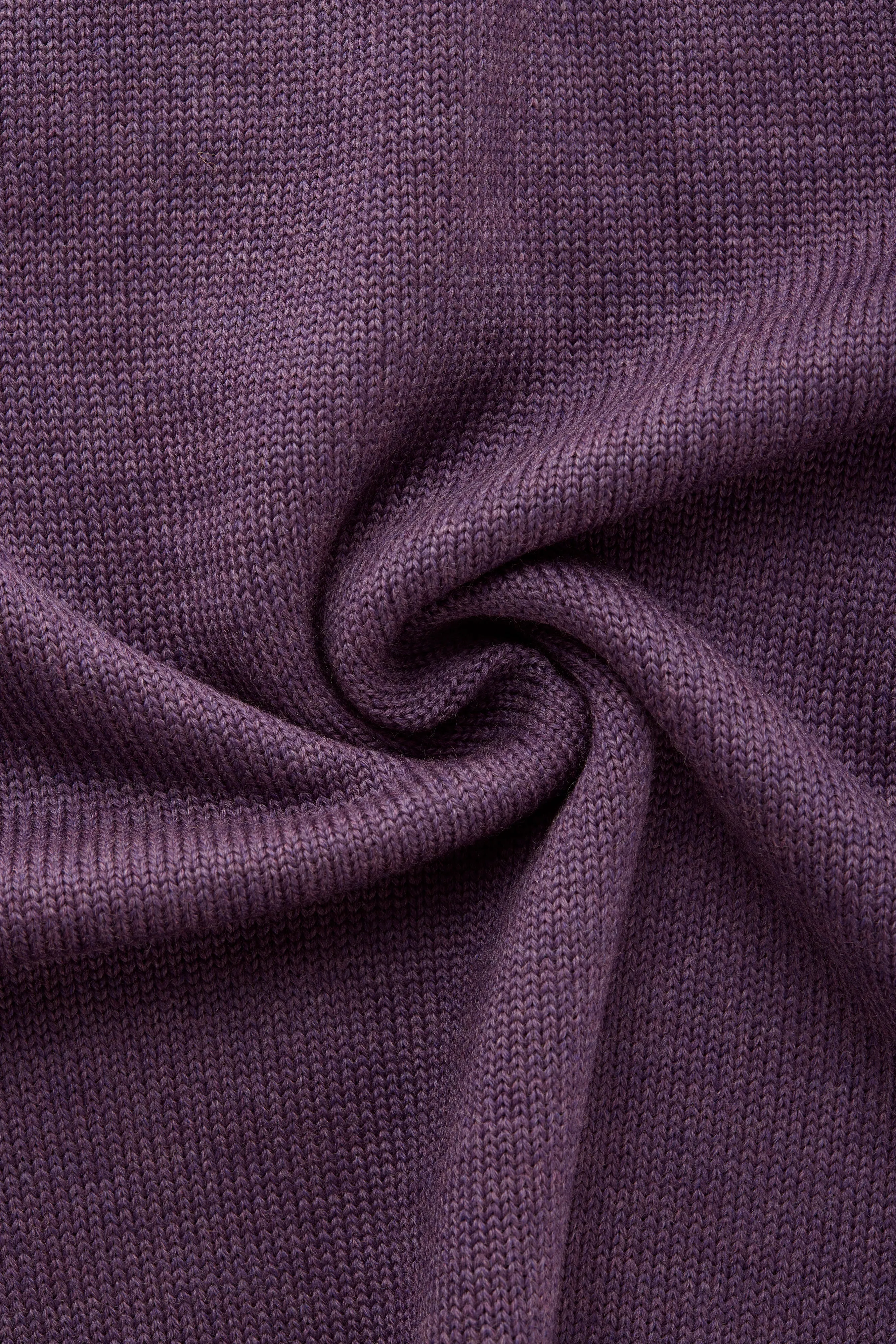 Long Sleeve Wool Knitted Crewneck 4 Color Options