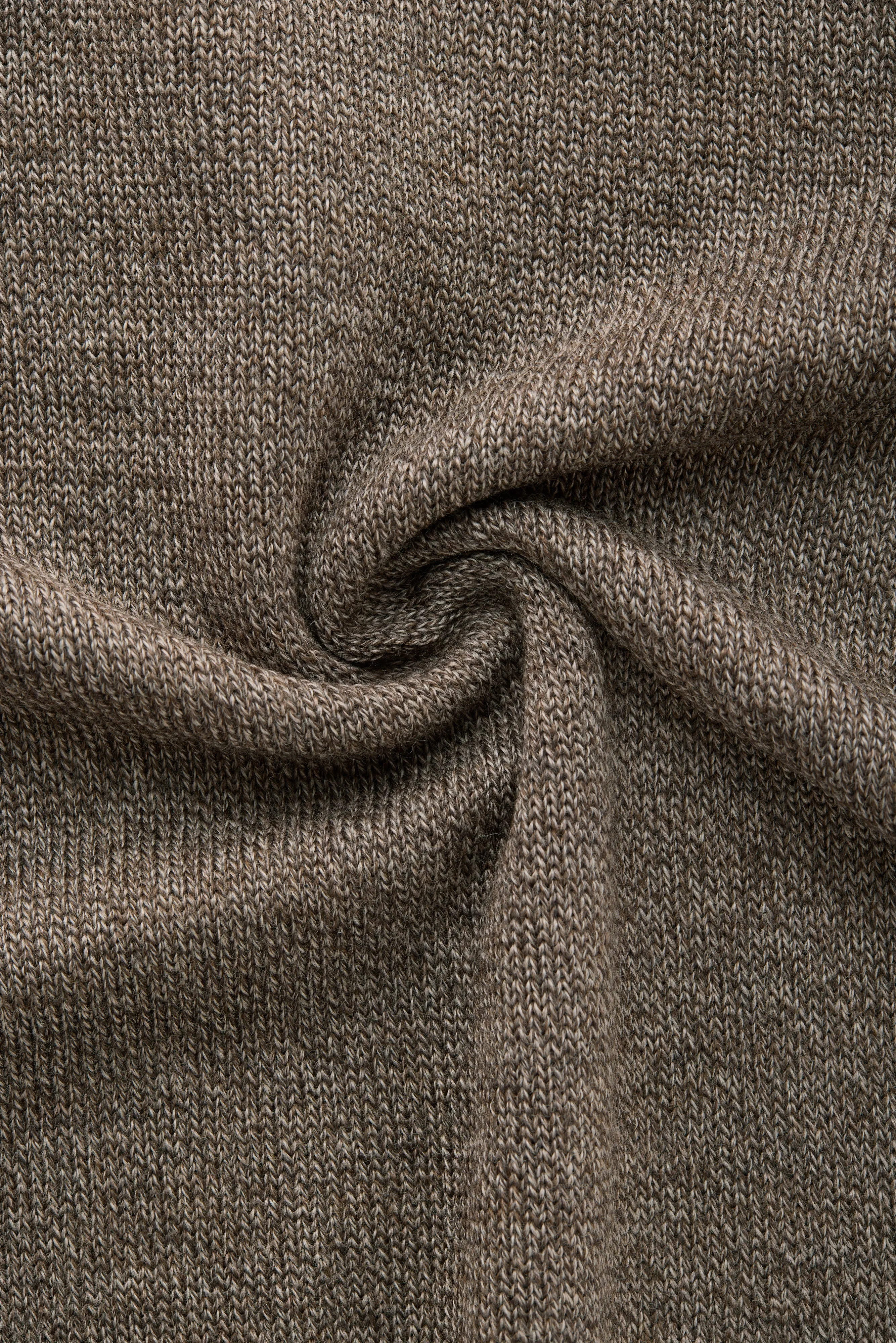 Long Sleeve Wool Knitted Crewneck 4 Color Options