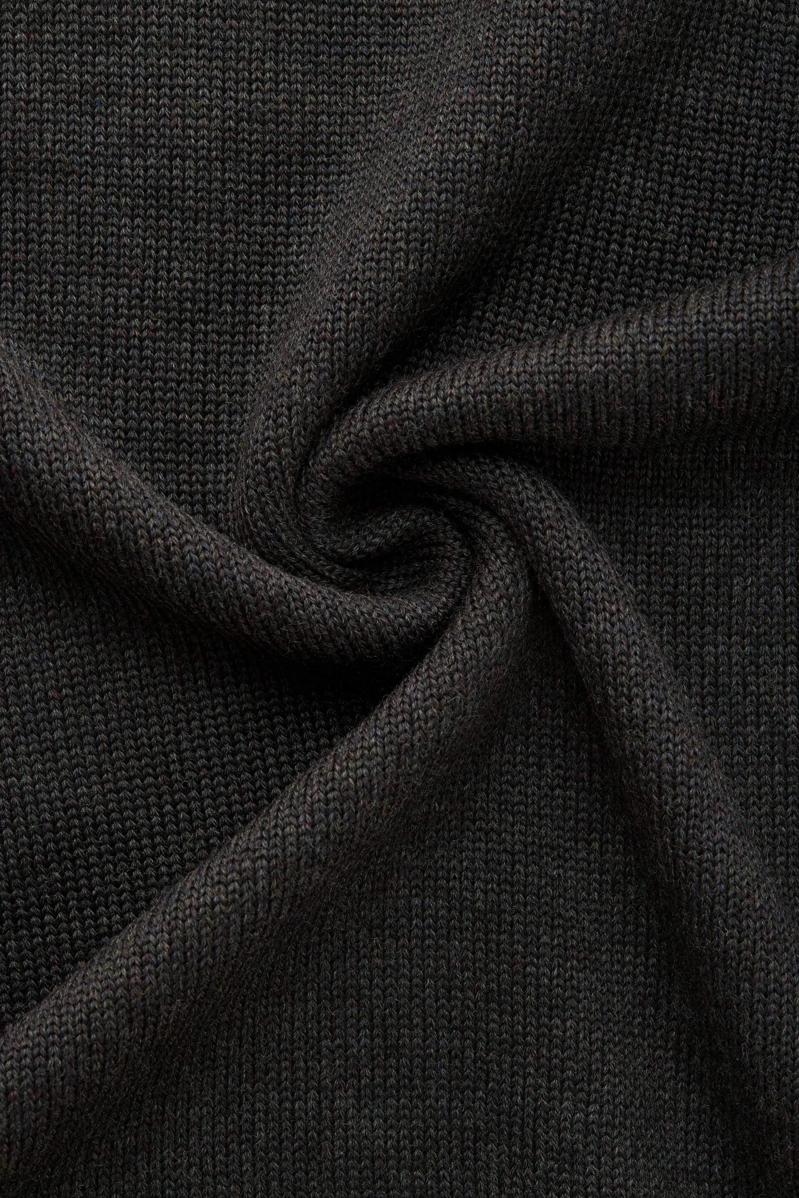Long Sleeve Wool Knitted Crewneck 4 Color Options