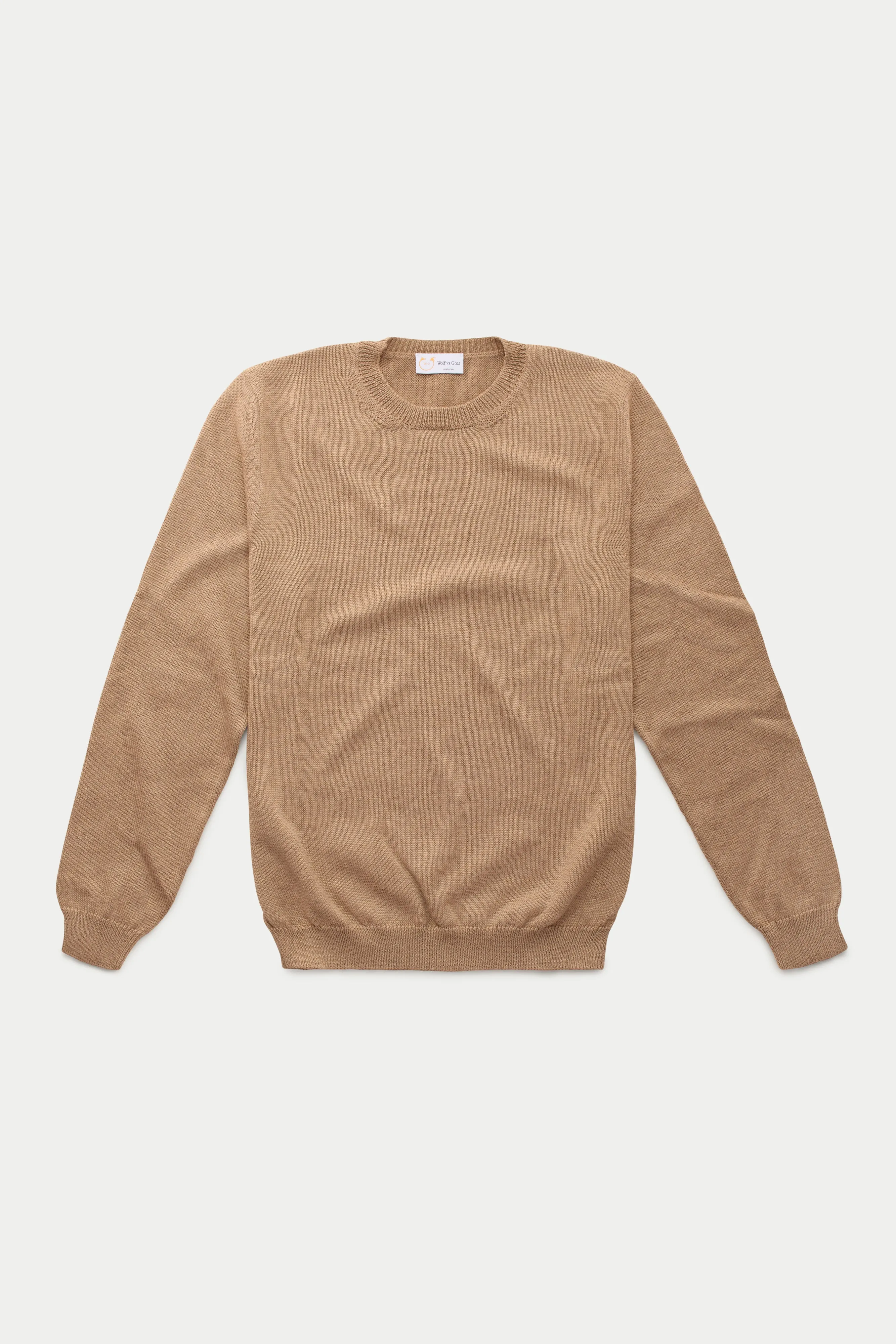 Long Sleeve Wool Knitted Crewneck 4 Color Options