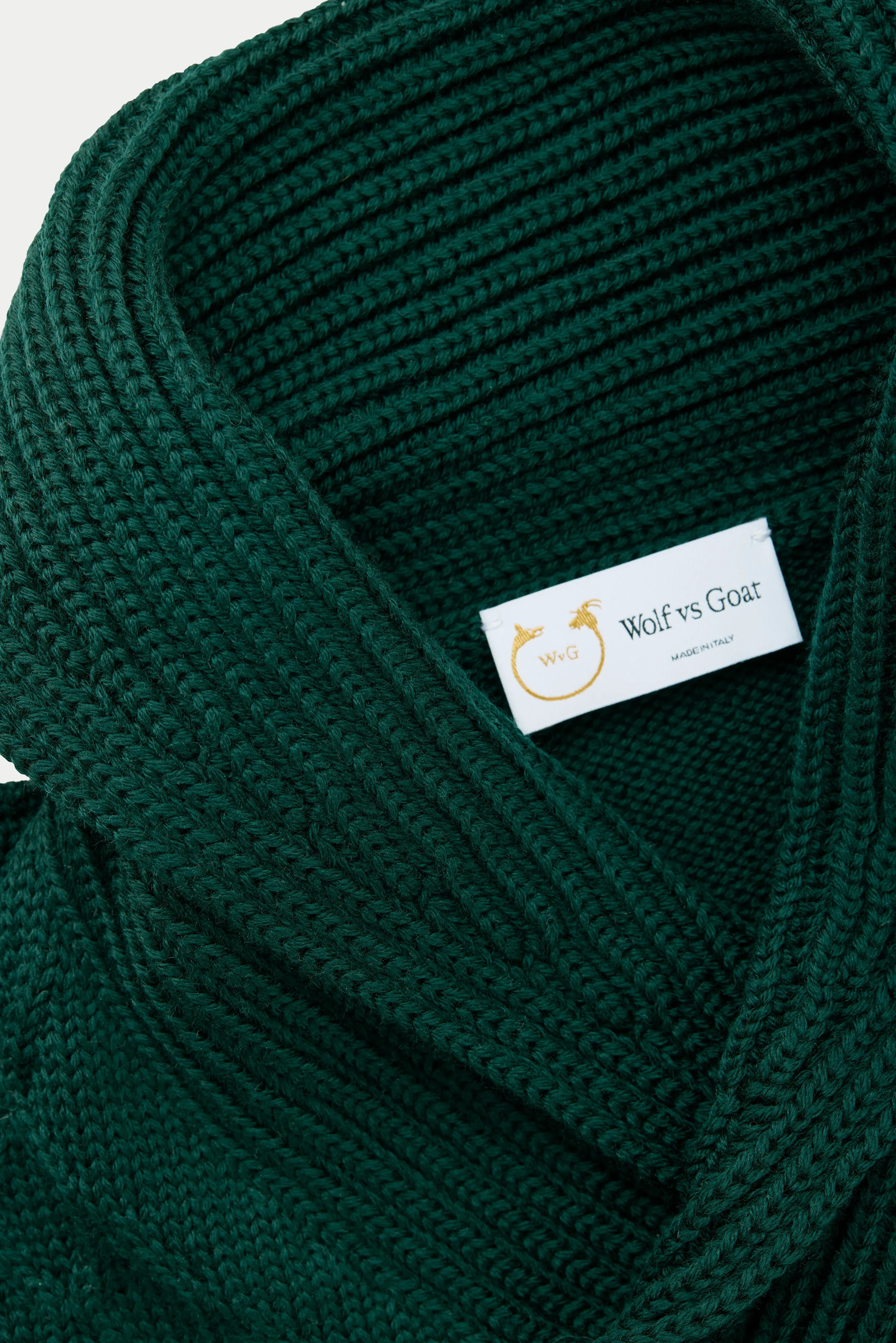 Long Sleeve Wool Knitted Shawl Collar Sweater 3 Color Options