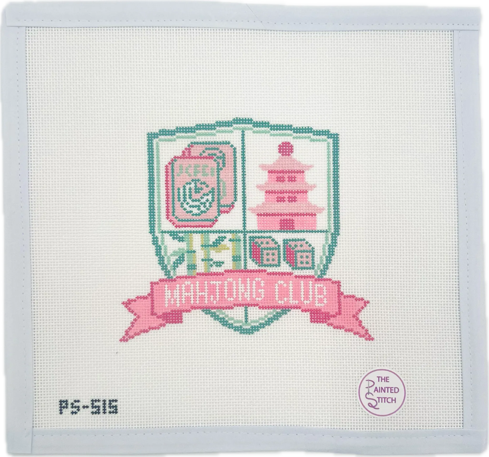 Mahjong Crest - Pinks