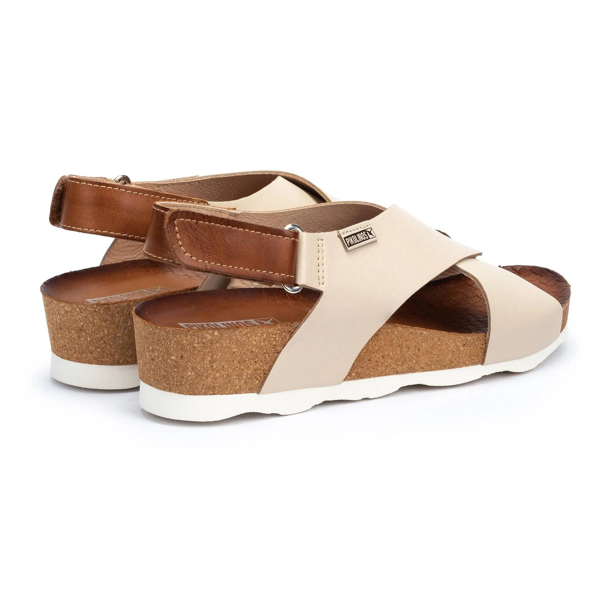 Mahon Cross-strap | Leather | Marfil
