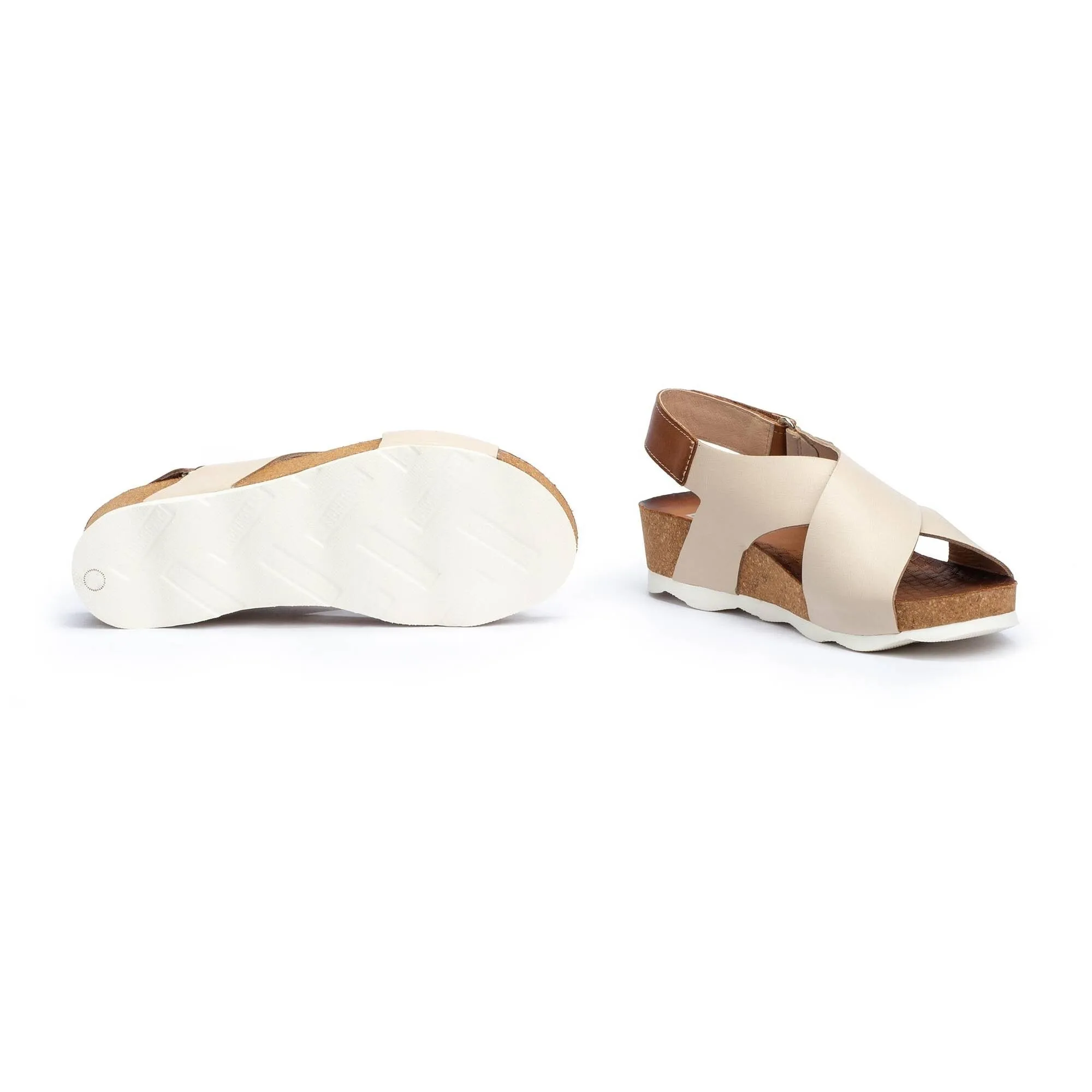 Mahon Cross-strap | Leather | Marfil
