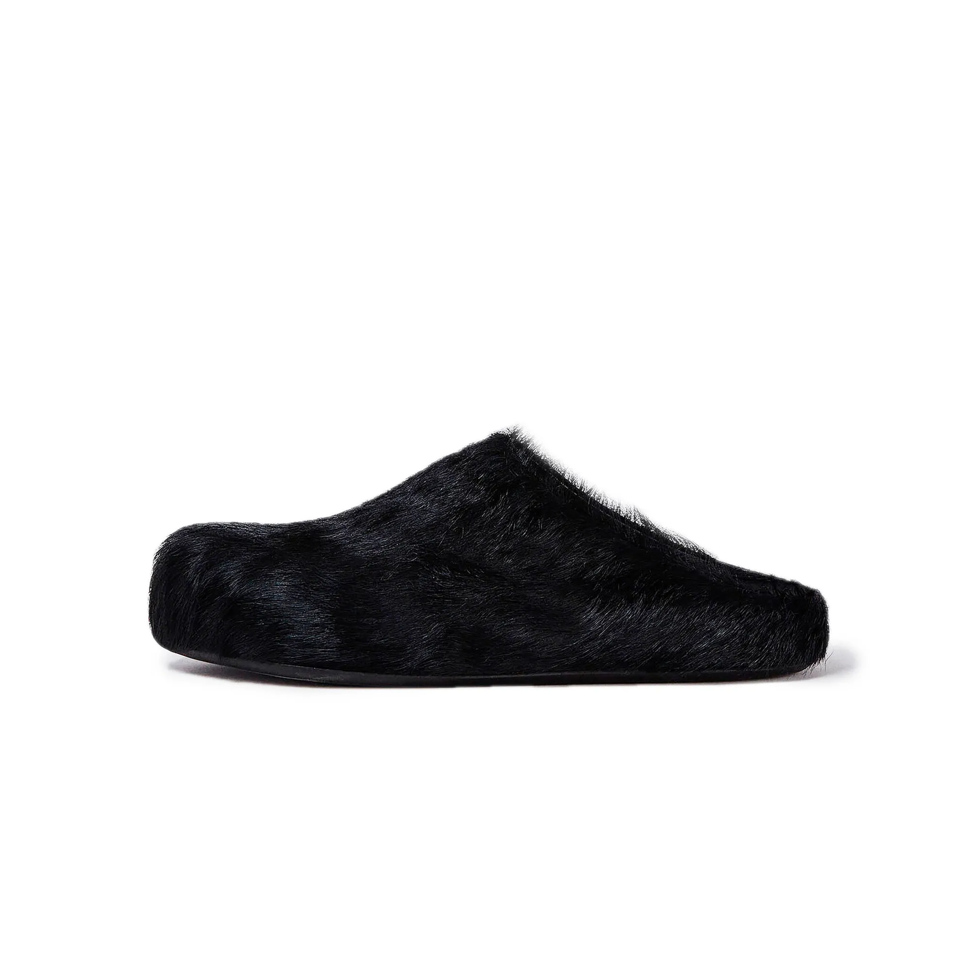 Marni Mens Long Hair Fussbett Sabot Mule