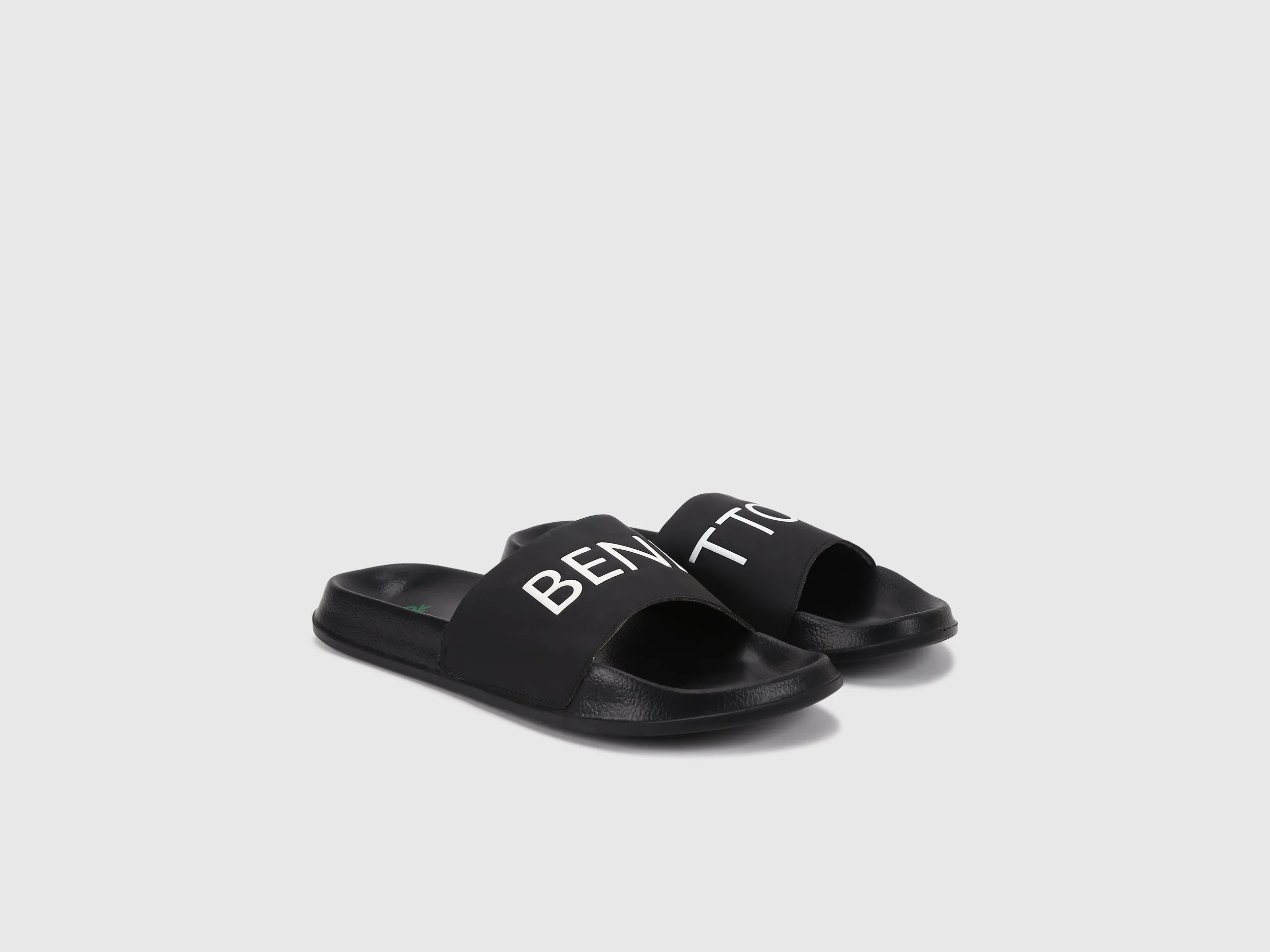 Men Brand Logo Printed Slippers