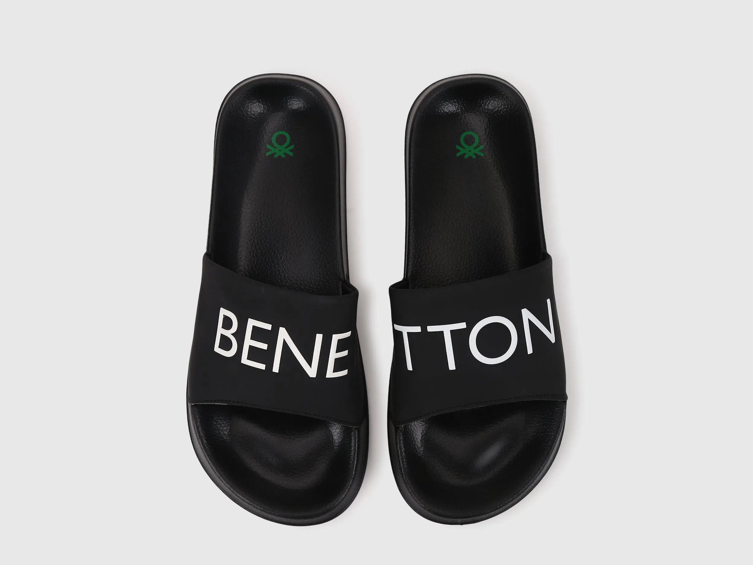 Men Brand Logo Printed Slippers