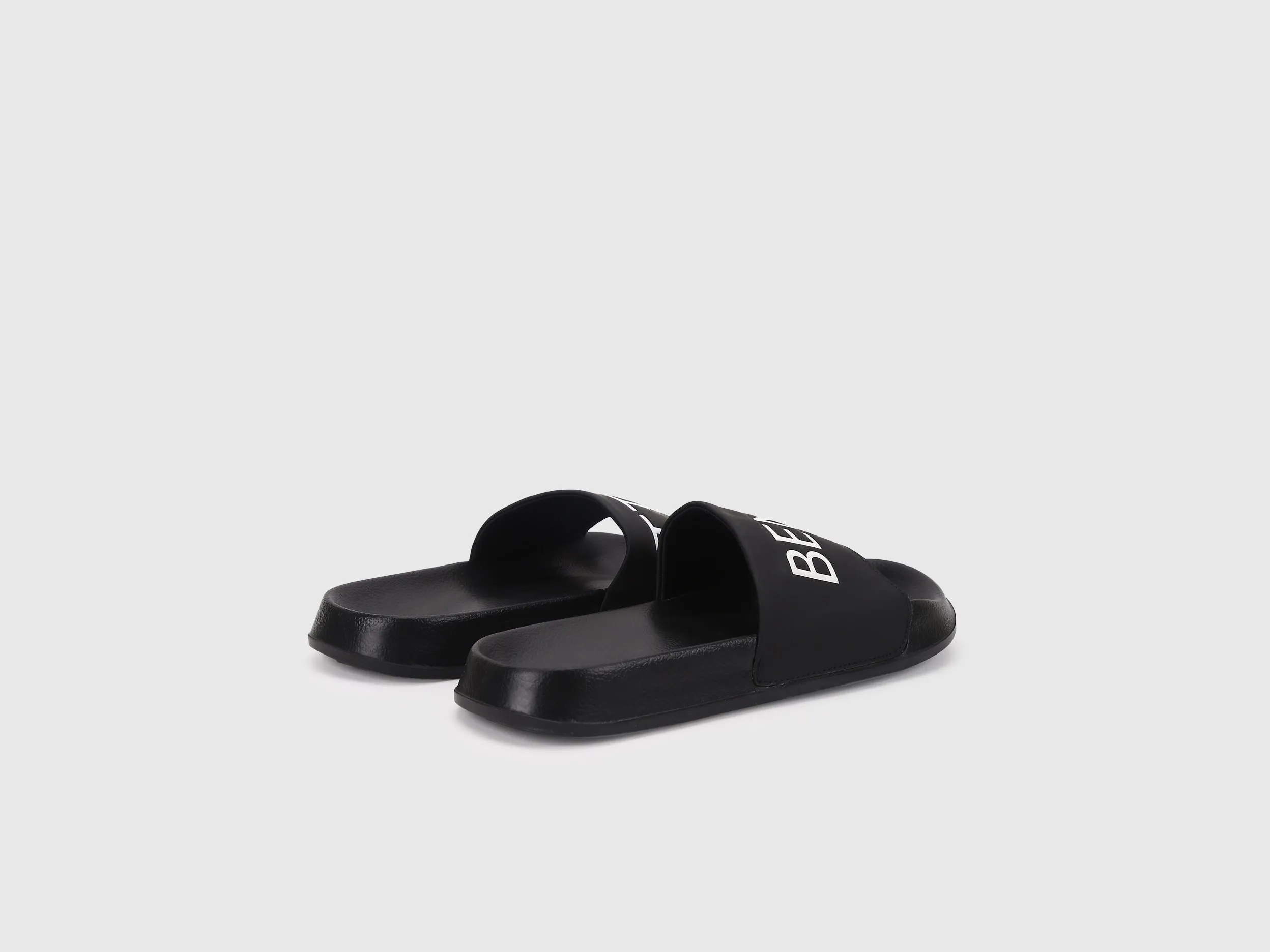 Men Brand Logo Printed Slippers