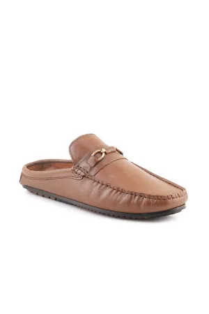 Men Casual Back Open M50008-Mustard