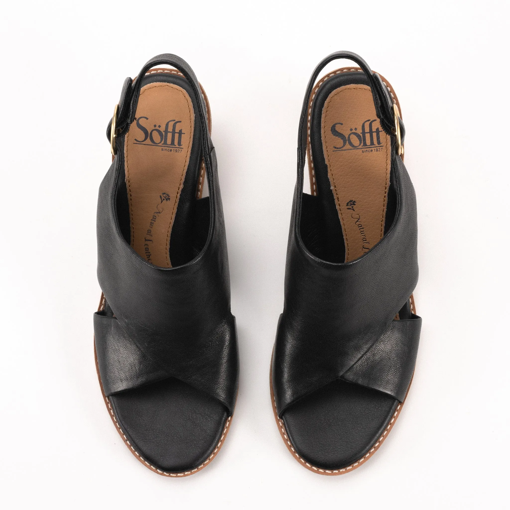 MENDI - BLACK - LEATHER
