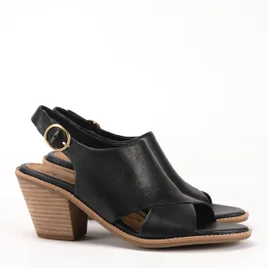 MENDI - BLACK - LEATHER