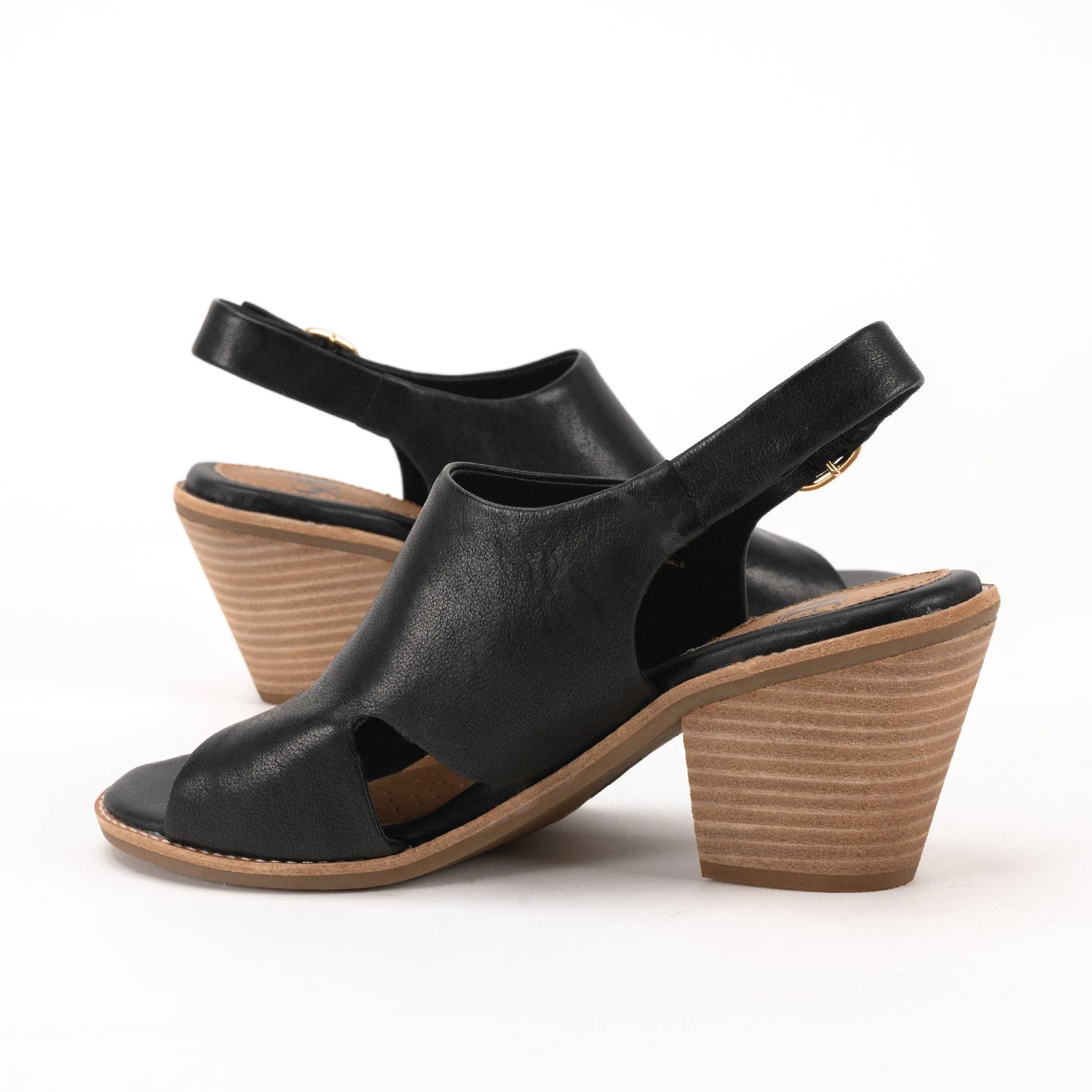 MENDI - BLACK - LEATHER
