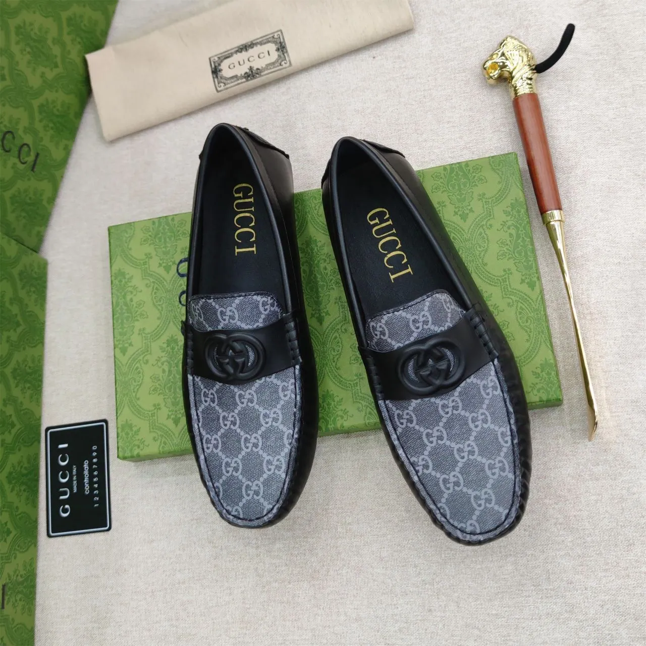 Men's Interlocking G Loafers