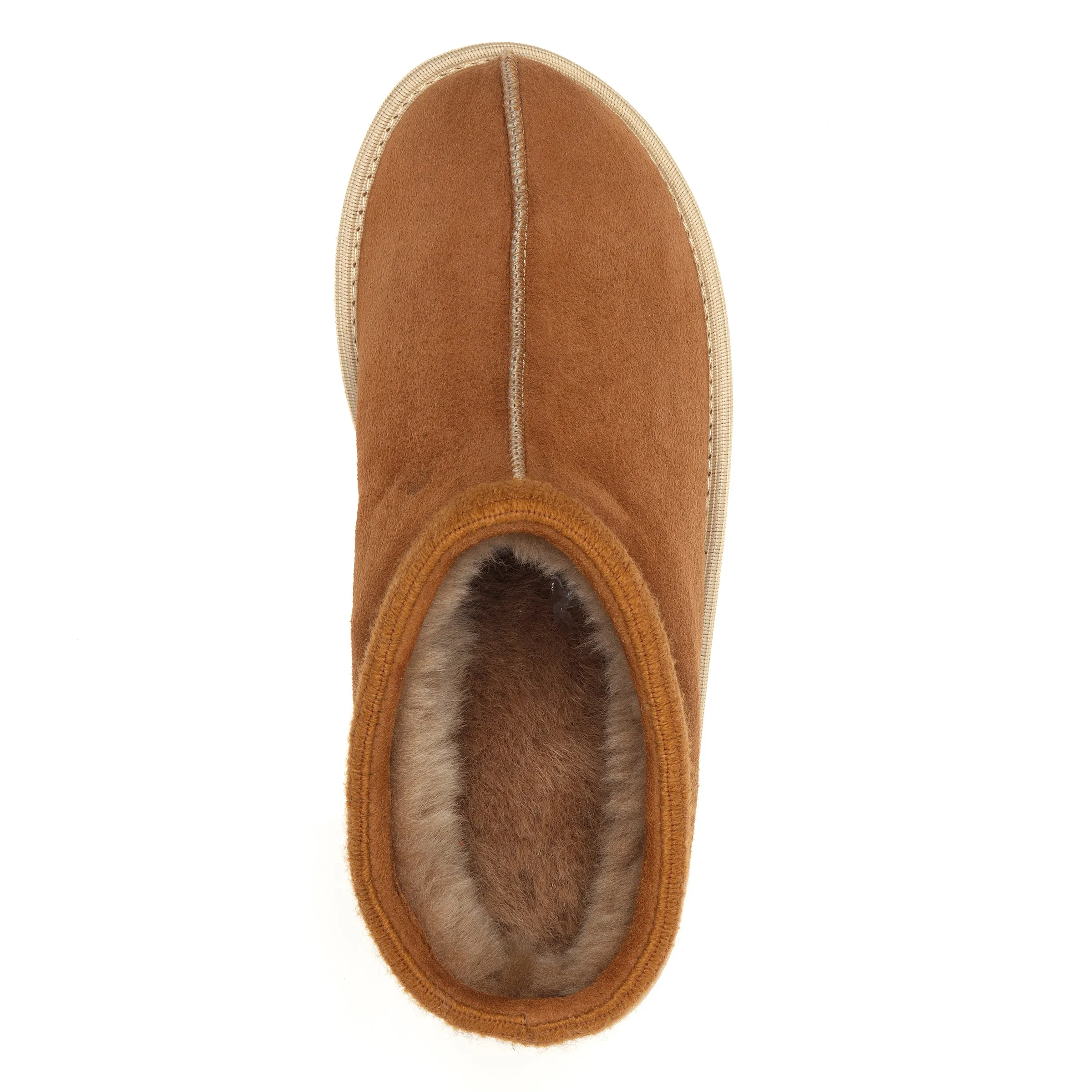 Mhor Sheepskin Slippers - Chestnut