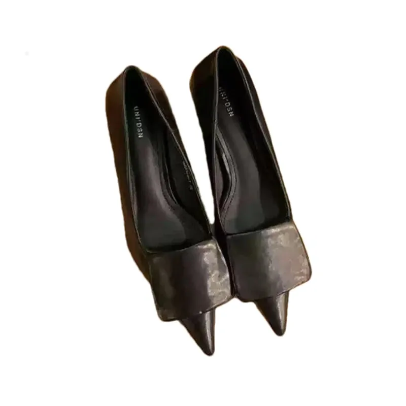 Mid Heels Women Shoes Elegant Pointed Toe Sandals 2025 Fashion New Pumps Loafers Shoes Designer Summer Trend Zapatillas De Mujer