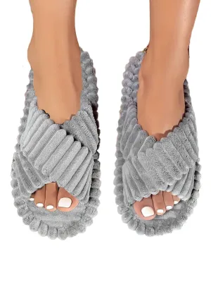 Milan Slippers - Grey