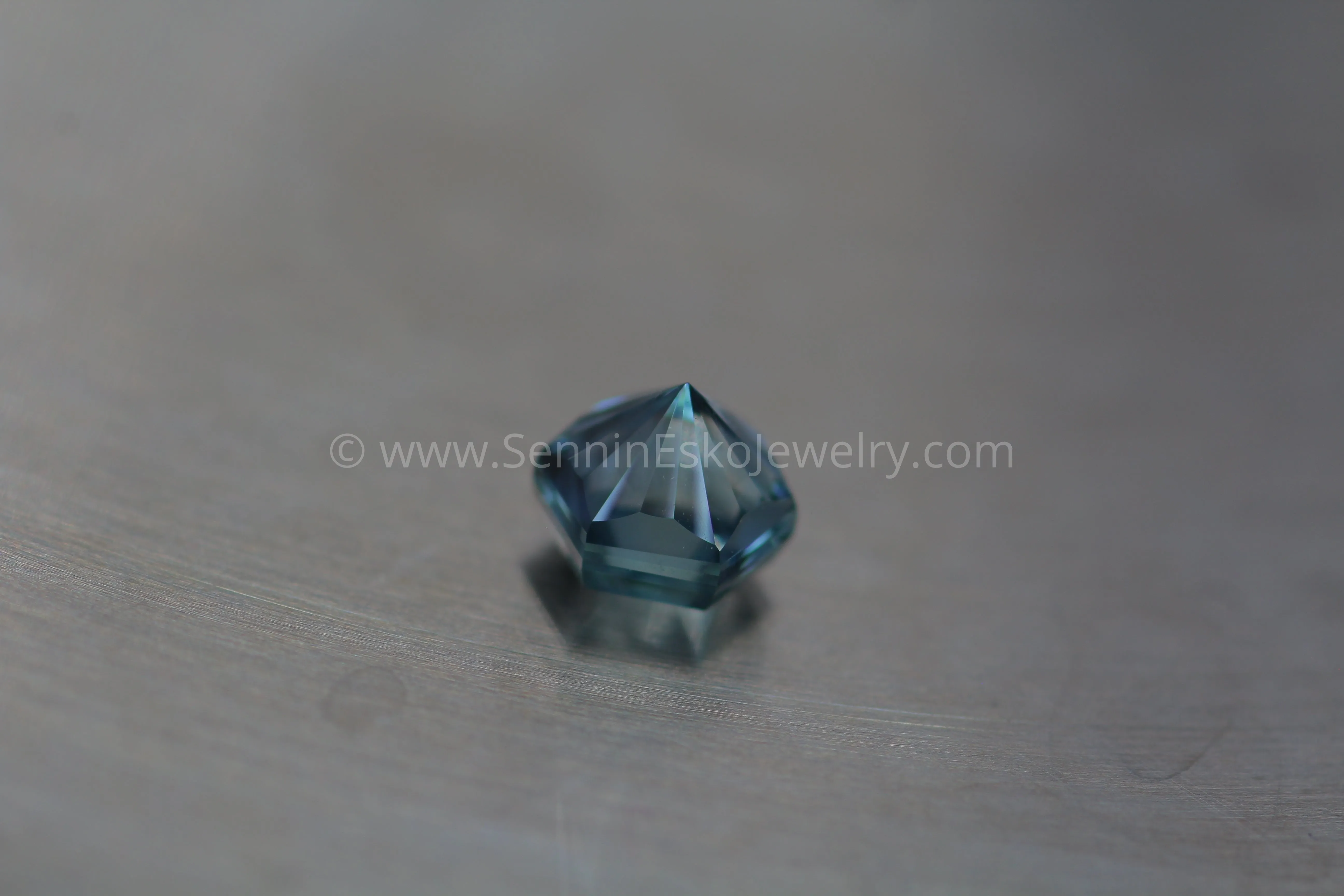 Montana Sapphire Hexagon - 1.8 Carats - 6.4x5.5mm - Fantasy Cut Montana Sapphire