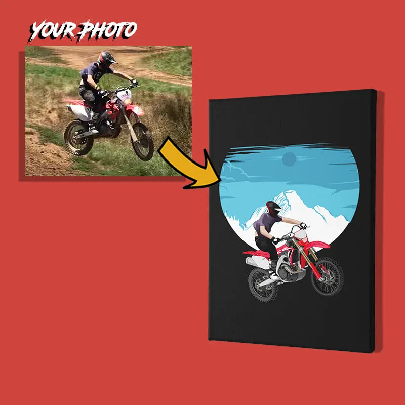 Motorcycles | Custom Print | Canvas