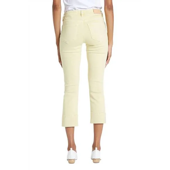 NEW DEAR JOHN DENIM blaire high rise cuffed slim straight jeans in ambrosia