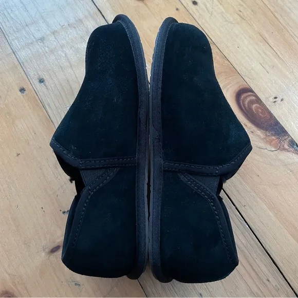 NEW MEN UGG SCUFF ROMEO II SLIPPERS BLACK