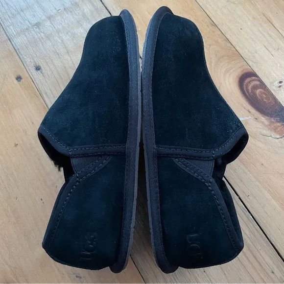 NEW MEN UGG SCUFF ROMEO II SLIPPERS BLACK