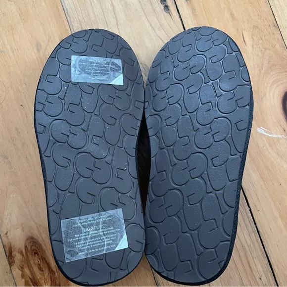 NEW MEN UGG SCUFF ROMEO II SLIPPERS BLACK