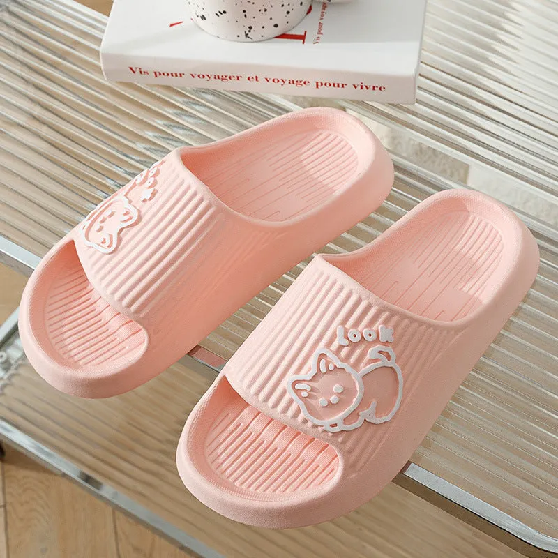 Non-Slip Cute Cat Slippers