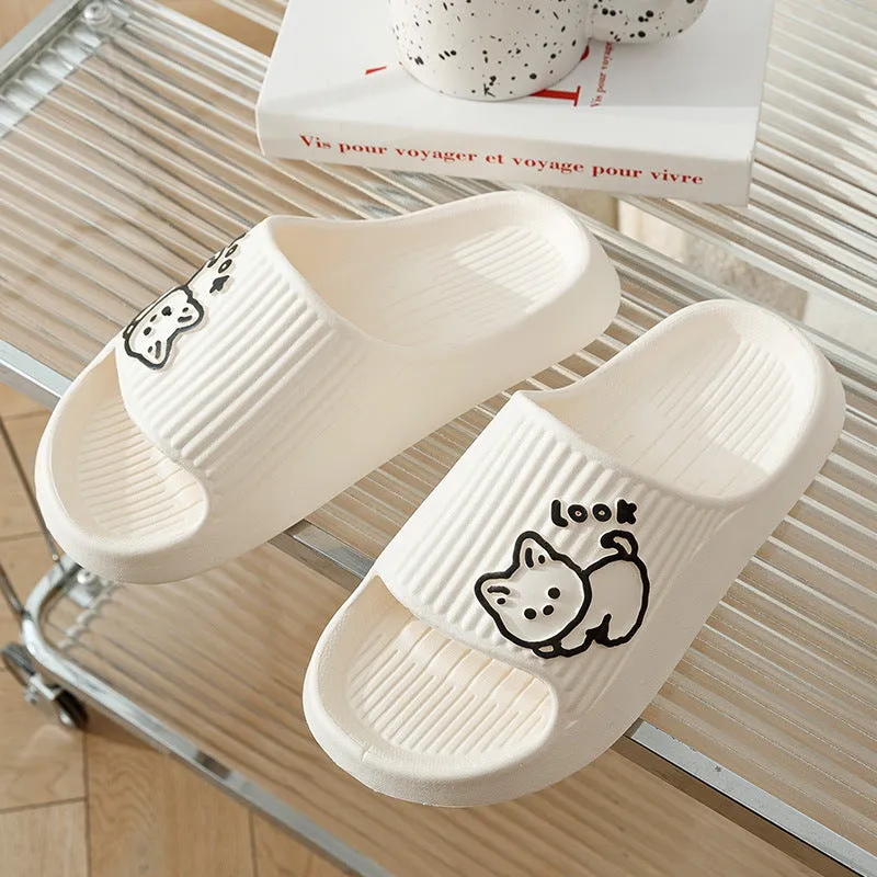 Non-Slip Cute Cat Slippers