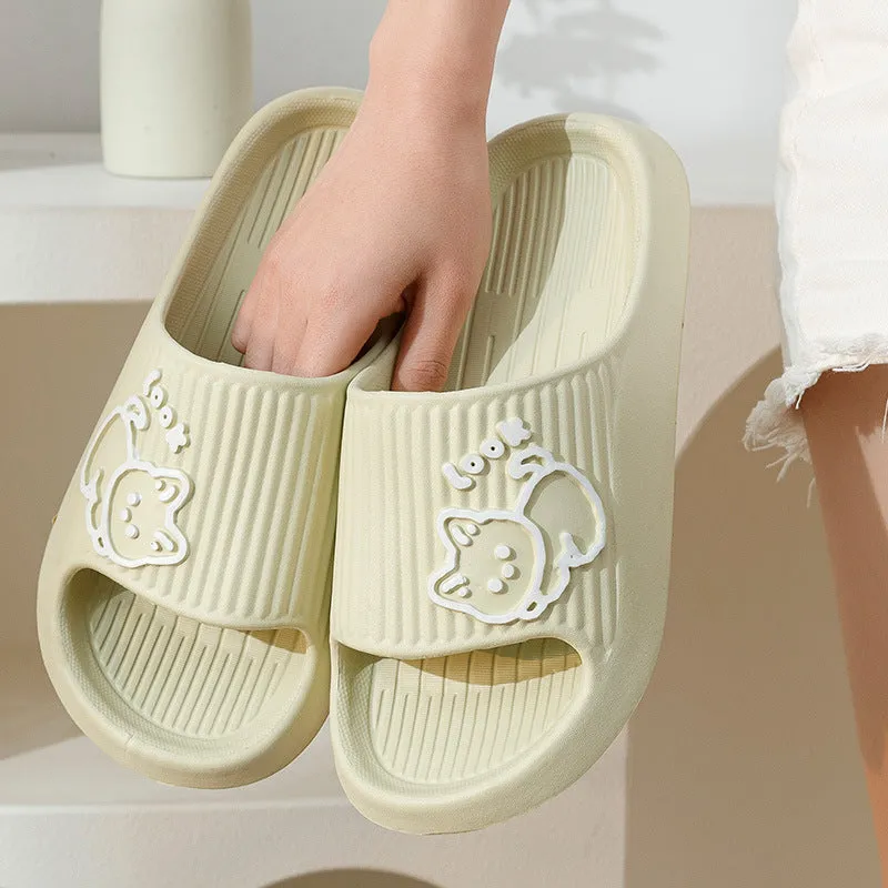 Non-Slip Cute Cat Slippers
